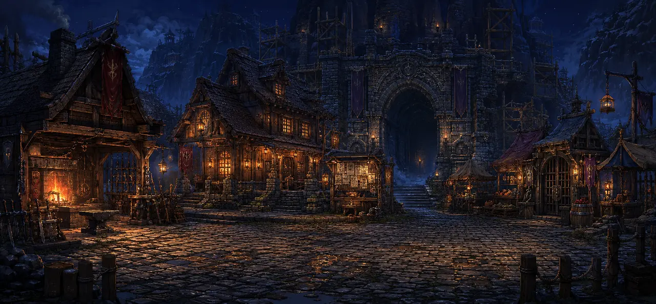 Dungeon Echo town