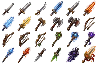 Dungeon Echo equipment weapons